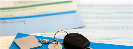 a car key and car registration form 1
